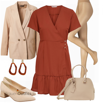 Outfit mit Beige High Heel ESPRIT "Modernes Business Outfit"