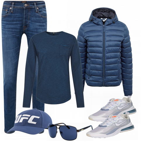Blau SommerJacke !Solid kombinieren