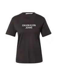 Calvin Klein Jeans T-Shirt schwarz / weiß