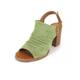 Laufsteg Mnchen Sandale cognac / grn