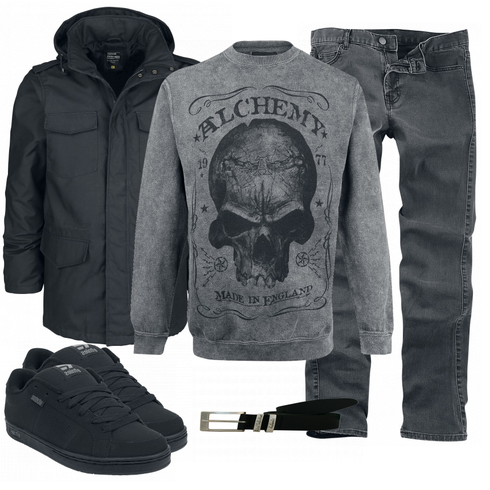Grau Top Rock Creek kombinieren