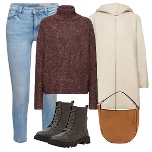 Outfit met Blauw Jeans edc "Outfit voor de herfst"