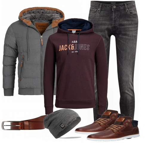 Beige Sneaker Bullboxer kombinieren