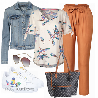 Outfit mit Grau Bluse und Tunika CECIL "Auffälliger Sommer Look"