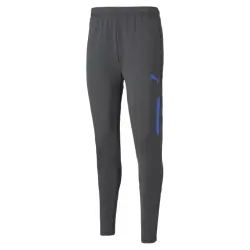 PUMA Sporthose dunkelgrau / royalblau
