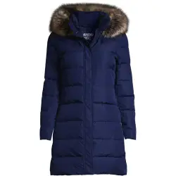 Daunenmantel, Damen, Gre:S regular, Blau, Polyester/Daunen, by Lands'''' End