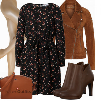 Outfit mit Rot Lederjacke Freaky Nation "Stylisches Outfit für den Frühling"