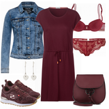 Rote BHs kombinieren image