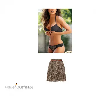 Kurz/Mini Outfit mit Grau Short Große Größe/Rock About You "Outfit für Simone"