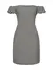 EDC BY ESPRIT Kleid schwarz / weiß