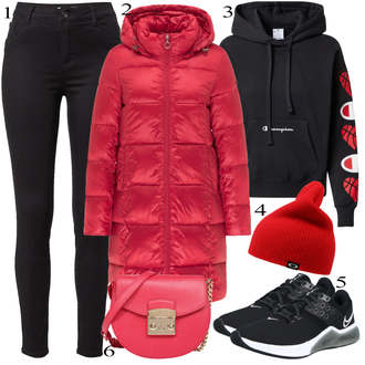 outfit mit Črna Superga Nike "1"
