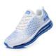 TORISKY Sneaker Herren Damen Sportschuhe Cushion Schuhe Laufschuhe Luftkissen Turnschuhe Fitness Gym Leichtes Bequem（8998-WH/BL43）