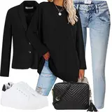 Figurumspielende klassische Blazer Outfits image