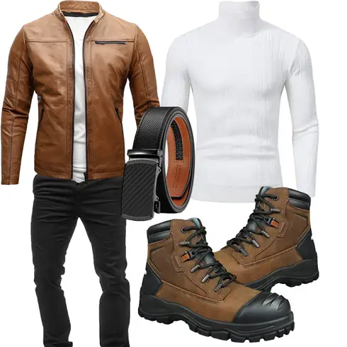 Schwarz/Khaki Bügelfaltenhose/Stoffhose/Cordhose/Jogger Hose/Sporthose/Boyfriend Hose/Samthose BIBOKAOKE kombinieren