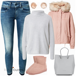 Outfit mit Stiefel ESPRIT "Bequemer Alltagslook"