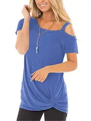 Beluring Longshirt Damen Oberteile Schulterfrei Tshirt Kurzarm/Langarm Shirt Bluse Tunika