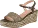 UNISA Keilsandaletten khaki