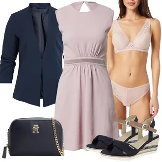 Festival Outfit mit Rosa/Lila/Braun Kleid Große Größe/Lässiges Kleid/Kleid mit Tasche/Jerseykleid/Etuikleid/SkaterKleid/Ärmelloses Kleid/Tunika About You "Schöner Sommer Look"