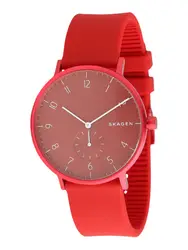 SKAGEN Uhr ''''AAREN'''' rot
