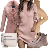 Midi Winteroutfits mit Schlitz image