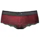 JETTE Panty dunkelrot / schwarz