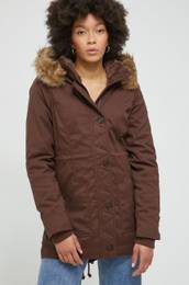 Parka Hollister Co. enska, rjava barva