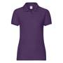 Škrlatna Fruit Of The Loom Polo majice za dame image