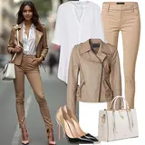 Braun High Heels kombinieren image