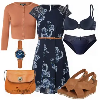 Outfit mit Braun High Heel Timberland "Schönes Frühlings Outfit"