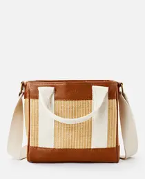 Kabelka PREMIUM STRAW MINI HANDBAG Natural