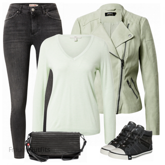 Outfit mit Hoodie EDC by Esprit "Toller Look für den Frühling"