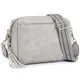 Roulens Damen Handy Umhängetasche,Veganem Leder Crossbody Schultertasche,Breiter Riemen Abendtasche mit drei Reißverschlussfächern Handtaschemit mit Kartenschlitz Verstellbar Abnehmbar Schultergurt