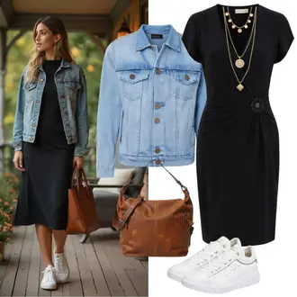 Outfit sa Smeđa/Narandžasta/Tamnocrvena Torba Za Preko Ramena/Torba za rame/Torbica/Torba preko ramena/Torba za nošenje L.CREDI "Opušteni izgled"