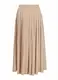 Beige Plisseeröcke