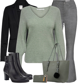 Outfit met zwart/bruin/Donkerblauw Leren Jas/Smoking Blazer/Leren Herenjas/Korte Blazer/Elegante Blazer/Katoenen Blazer/Lederen jas/Casual Blazer/Boyfriend Blazer/Blouse Blazer/Blazerjas Only "Outfit in herfstse kleuren"