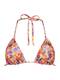 Hunkemöller Bikini zgornji del 'Tiki'  modra / rumena / temno liila / oranžna