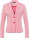 MORE & MORE Jerseyblazer, himbeer/ecru Struktur rosa