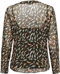 ONLY ONLSLOANE  L/S V-NECK TOP PTM Dames Top - Maat M