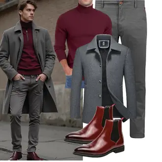 Casual Hochzeit Outfit "Business Outfit"Look: Casual, Classic, Coole, Rap, Schick, Chill, Büro, Stil, Indoor, Hochzeit, Bar, Wasen