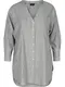 Zizzi Bluse ''''CAALMA'''' blau / grau / wei