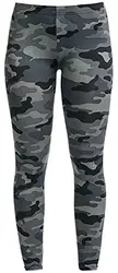 Urban Classics Damen Ladies Camo Leggings, Dark Camo, M