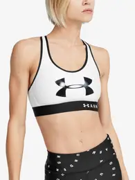 Compression Bra Armour Mid Keyhole Graphic - Women's