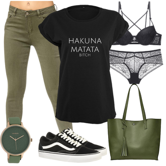 Old Skool Outfit mit Schwarz Vans "Perfekt für den Sommer"