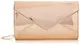 SwankySwans Lena Patent Envelope, Damen Clutch, Gold (Champagne Gold), 5x13.2x21 cm (W x H x L)