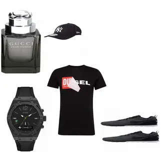 Outfit mit Grau Accessoire Gucci "David"