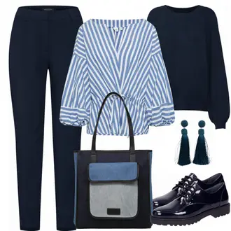 Outfit mit Schwarz Schuh Sioux "Mary"