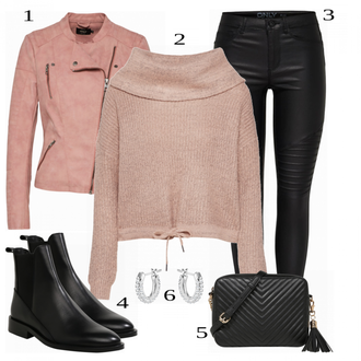 Outfit sa Bež Traper Jakna Only "Tvoj udoban outfit"