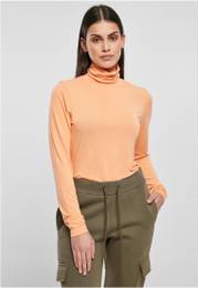 Women's modal turtleneck UC - papaya