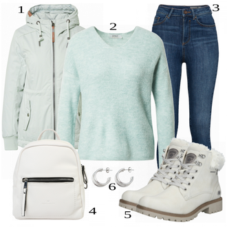 Outfit sa Siva Čizmica Dockers by Gerli "Savršeno za jesen"