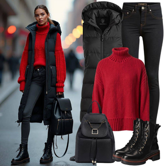 Tenues Chic avec Gris foncé/Gris/Noir Tricot Grande Taille/Pull Simple/Pull en Maille Fine/Pull Basique/Pull en Tricot/Pull en Cachemire/Pull 2 en 1/Pull Col Rond/Pull en Laine/Chandail de femme SOCCX "Outfit für den Frühling"